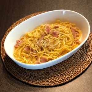 ふわっとにんにく香る　電子レンジで和風パスタ